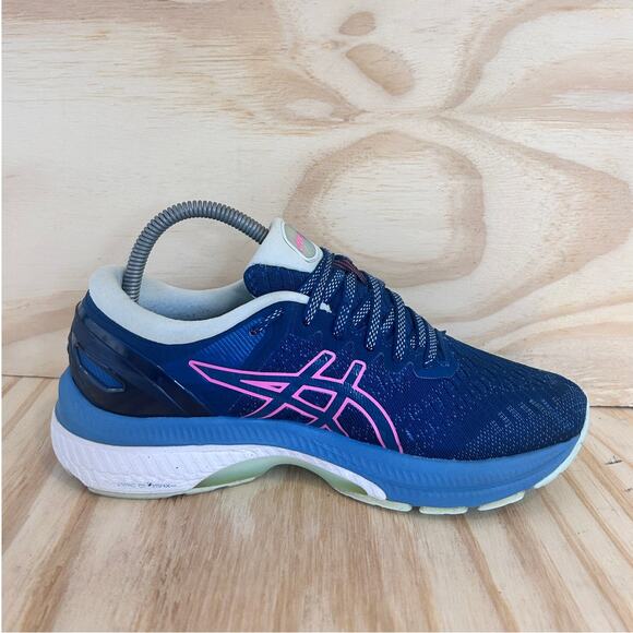Asics - Gel-Kayano 27 - Running Shoes - Blue- Women's - 8 - 1012A849 - Picture 5 of 9